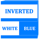 Inverted White Blue Icon Pack APK