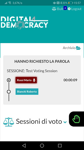 D4DBulè - Digital4Democracy Screen 3