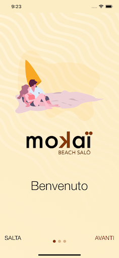 Android application Mokai beach screenshort