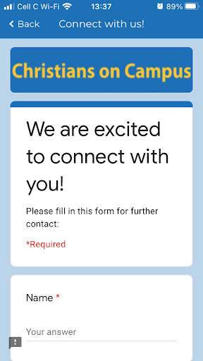 Christians on Campus SA