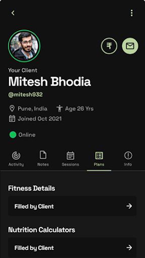 Fitqii: Tools for Coaches Screen 3