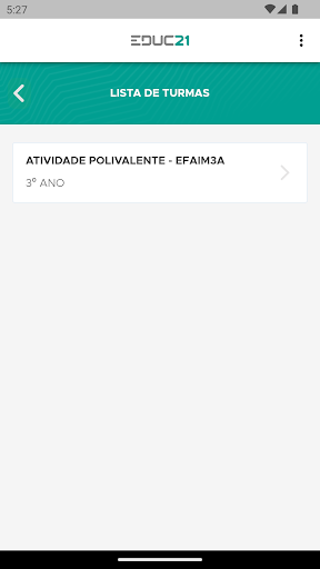 Android application Educ21 screenshort