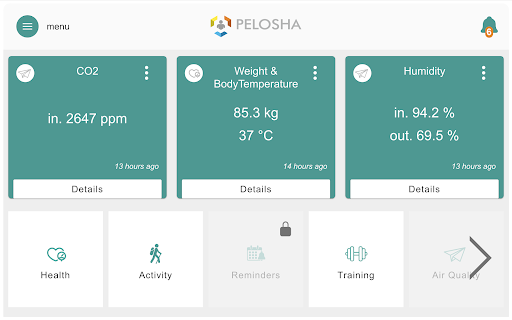 Android application PELOSHA Assistant screenshort