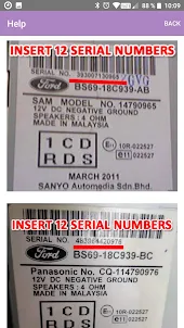 RADIO CODE for FORD SANYO FMS