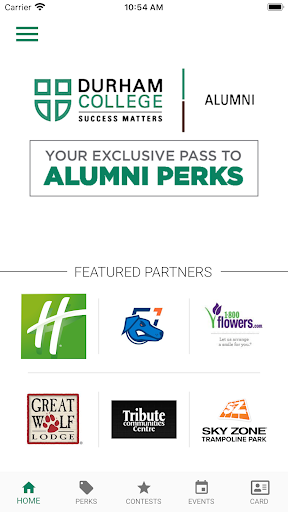 Android application DC Alumni Connect screenshort