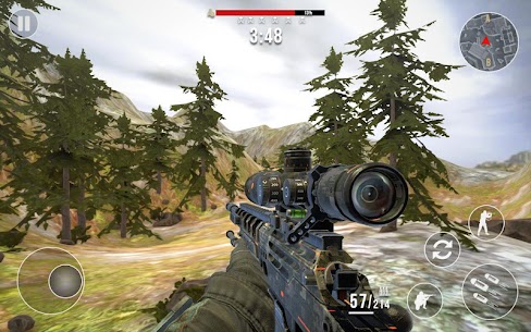 Fps Sniper Shooting MOD APK :Gun Games (DUMB ENEMY/GOD MODE) 6