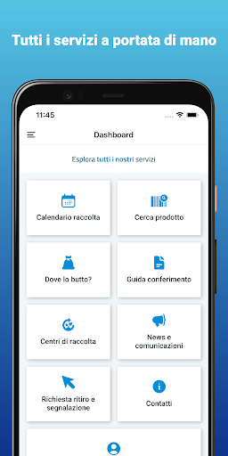 Android application Più Differenziata screenshort