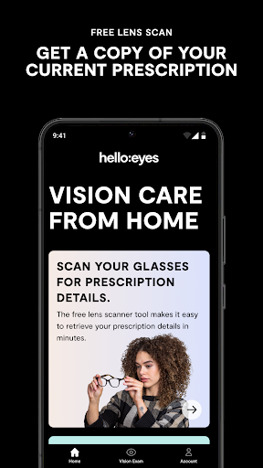 Android application Hello Eyes screenshort