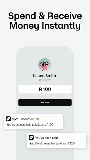Spot Money | Mobile Payments Screen 2