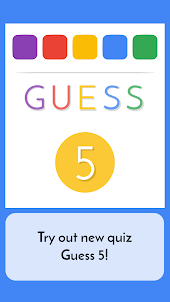 Guess 5 - Words Quiz