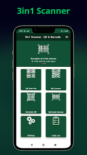 3in1 Scanner : QR & Barcode