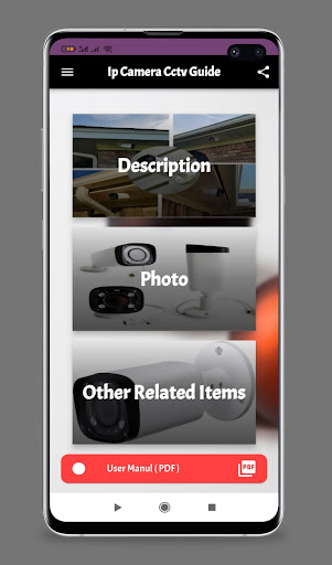 Android application ip camera cctv guide screenshort