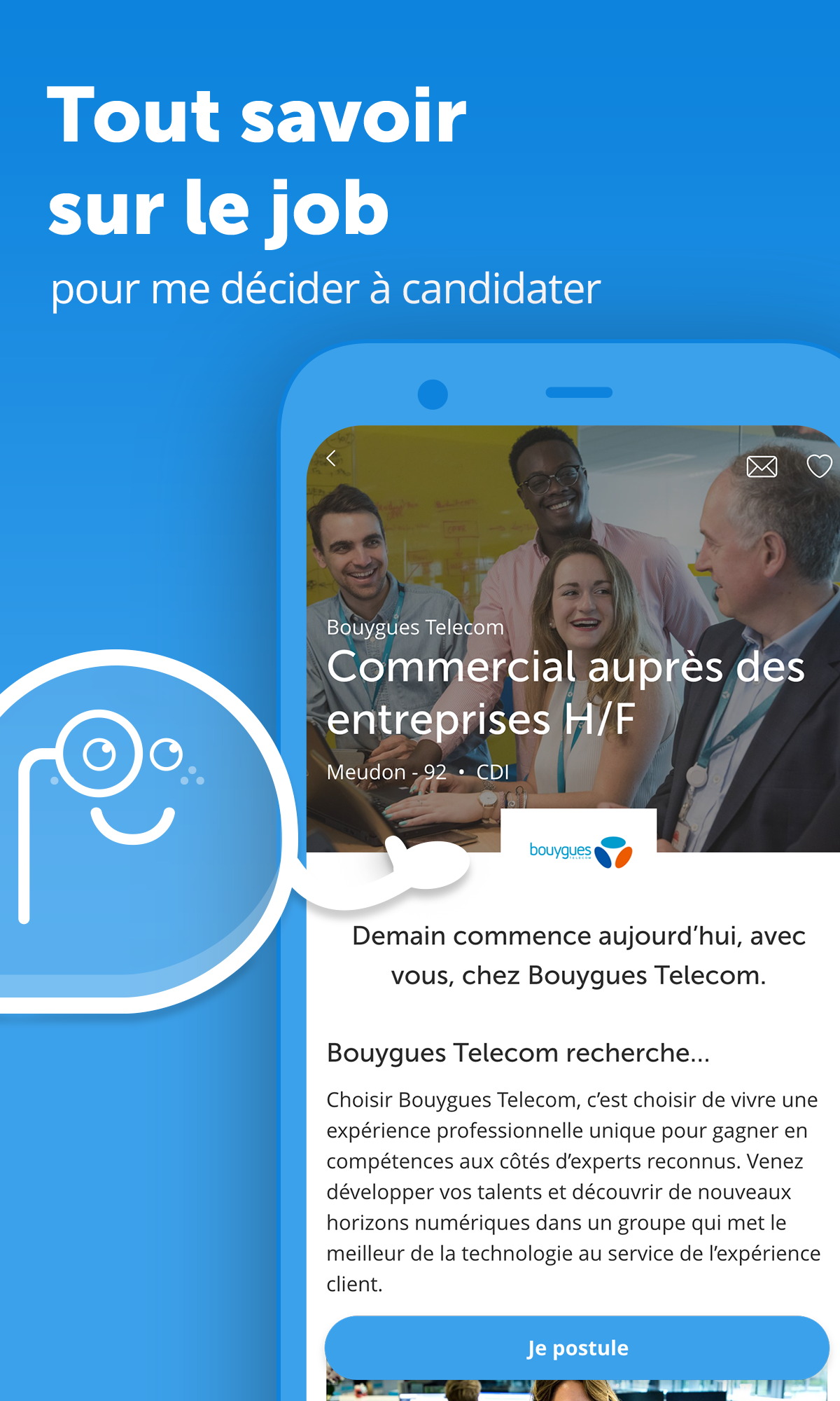 Android application HelloWork: Recherche d'Emploi screenshort