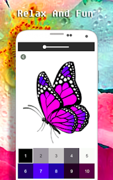 Butterfly Coloring Book Numberのおすすめ画像4