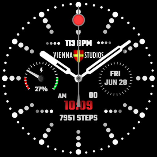 DOTS Analog Watch Face VS170 Download on Windows