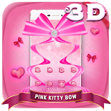 3D switch Pink Color Cute Bow Theme (FREE) icon