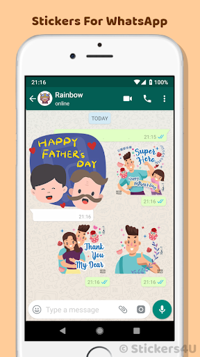 Fathers Day Stickers Screen 2