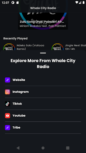 Whale City Radio Screen 3