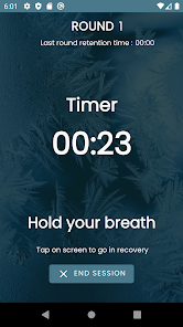 Guided Breathing (3 rounds with onscreen timer) 