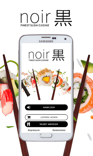 Android application Noir Finest Sushi Cuisine screenshort