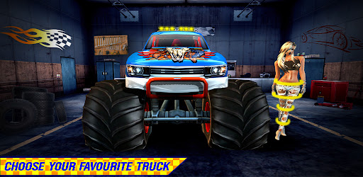 Android application Monster Truck Racing Simulator screenshort