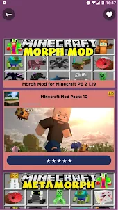 Morph Mod for MCPE 2