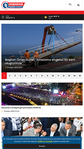 Android application Kuşadası Haber Ajansı screenshort