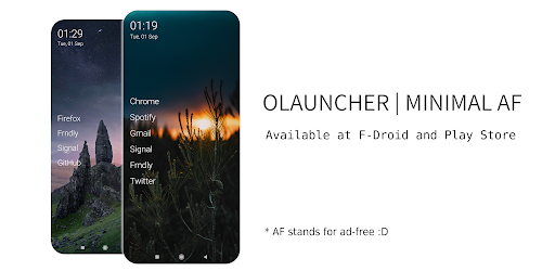 Olauncher — сделать андроид минималистичным и незалипабельным