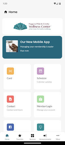 Android application URFitAP - Crosby screenshort