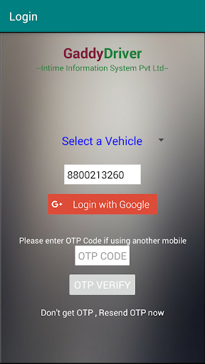 Gaddy Driver Screen 2