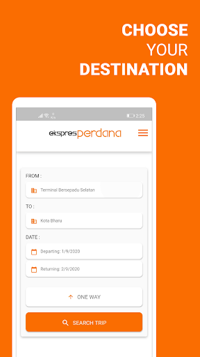 Ekspres Perdana Mobile Screen 2
