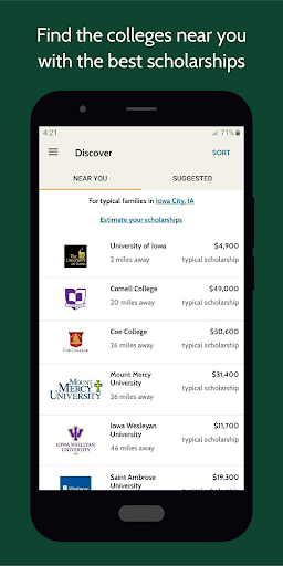 College Scholarship Calculator Screenshot 1 - AppWisp.com