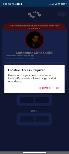 AttendanceApp: People.Partners Screen 3