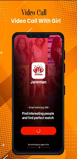 Android application Janeman-Girls Video Call Chat screenshort