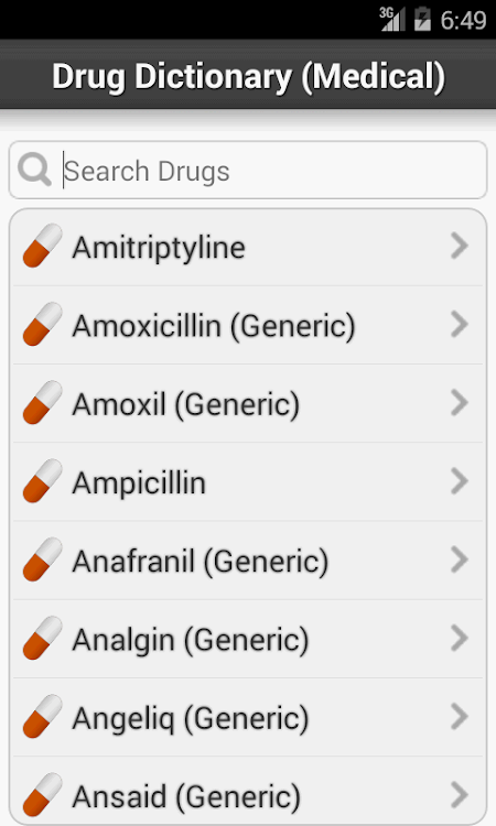 Medical Drugs Guide Dictionary - 1.7 - (Android)
