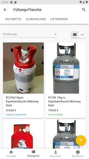 RefriBear Kältemittel Screen 2