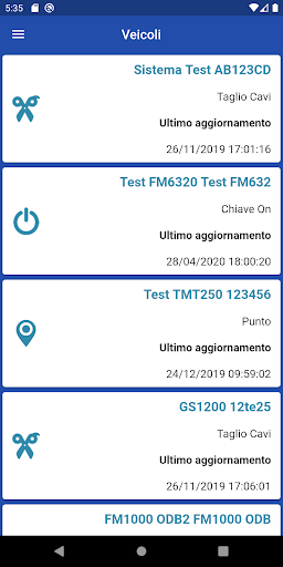 Android application GeoSat Storia screenshort