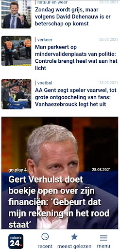 Android application Redactie24 screenshort