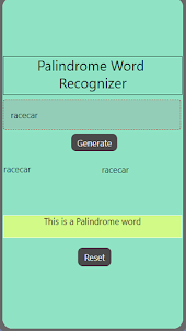 Palindrome Generator by Shaden
