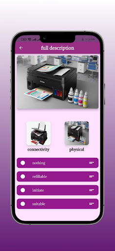 Android application canon pixma g3000 guide screenshort