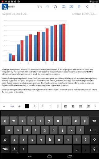 Notate for Enterprise Screen 2