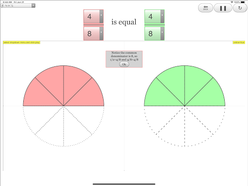 Compare Fractions for Primary Education Singapore
