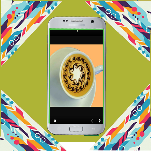 Design Topping Coffe Latte