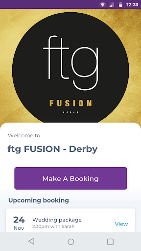 Android application ftg FUSION - Derby screenshort
