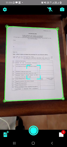 Android application OXS.eye screenshort