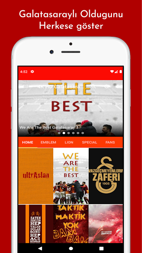 Android application 4K HD Galatasaray Wallpapers screenshort