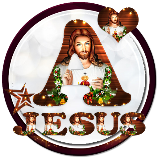 Jesus Name letter Art, Dp Make logo