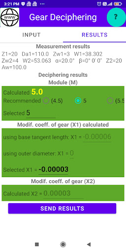 Gear decipher Screen 2