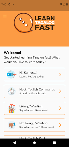 Learn Tagalog Fast Screenshot 1 - AppWisp.com
