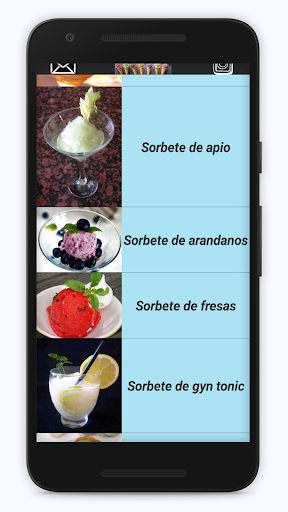 Helados and Sorbetes